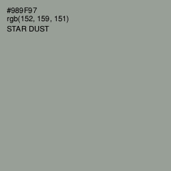 #989F97 - Star Dust Color Image